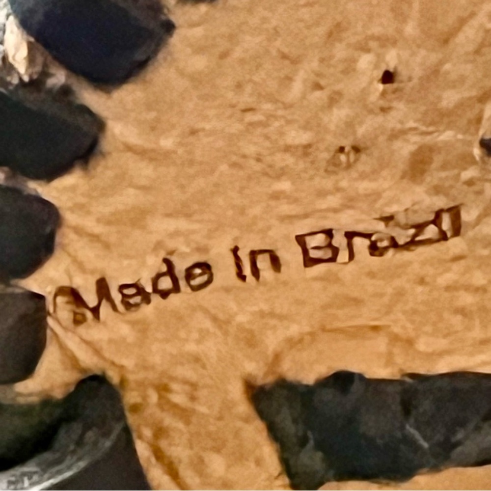 Jack Rogers Georgica Leather Flat Sandals - Midnight Navy Blue- Size 9 - Picture 5 of 6